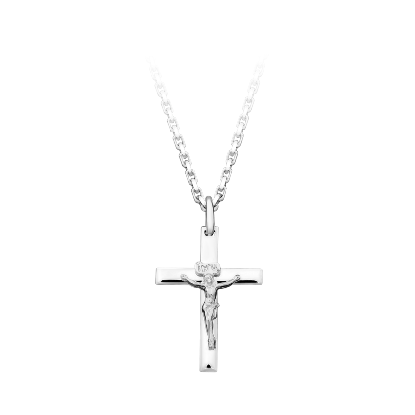 Halskette aus 925er Silber »Kreuz, Jesus, 100687«